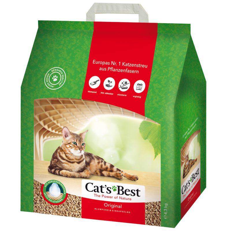 Kočkolit CATs BEST - jedlové a smrkové dřevo - 20 l