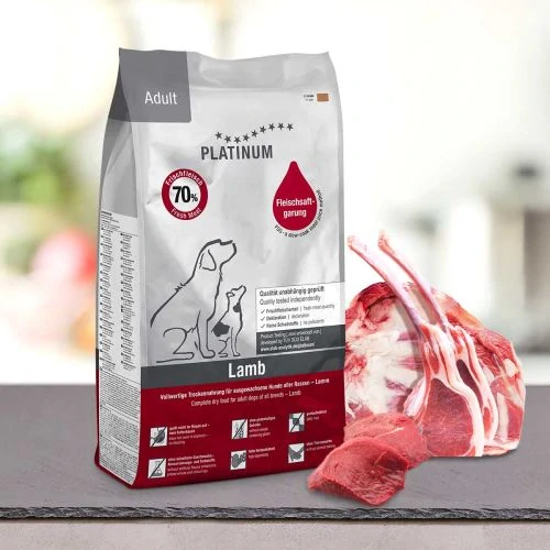 Platinum Adult granule pro dospělé psy jehněčí s rýží 5 kg