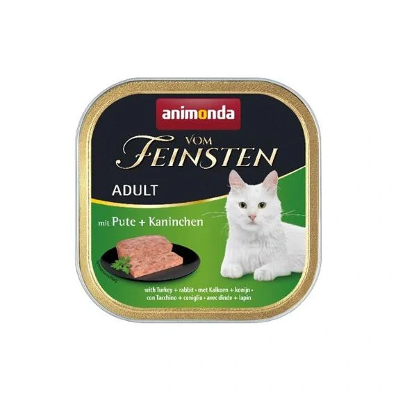 Animonda Adult paštika pro kočky krůta, králík 100g