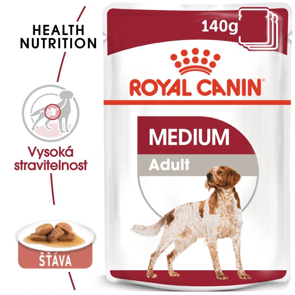 Royal Canin Medium Adult kapsička pro psy středních plemen 140 g