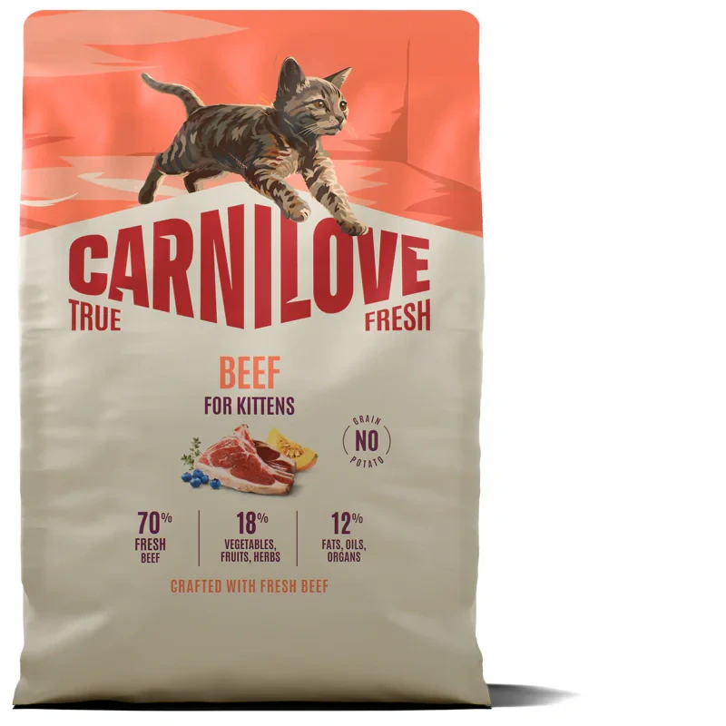 Carnilove True Fresh granule pro koťata hovězí 2 kg