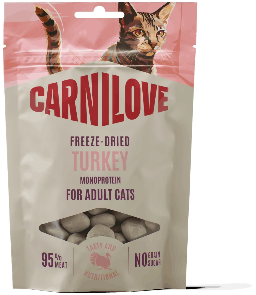 CARNILOVE Cat FREEZE DRIED Turkey 40g