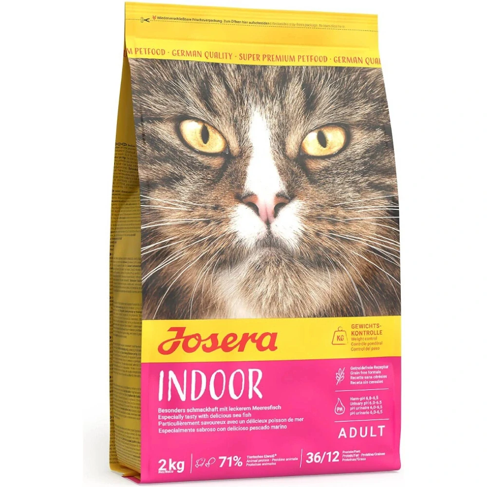 Josera Cat Indoor granule pro kastrovanou kočku 2 kg