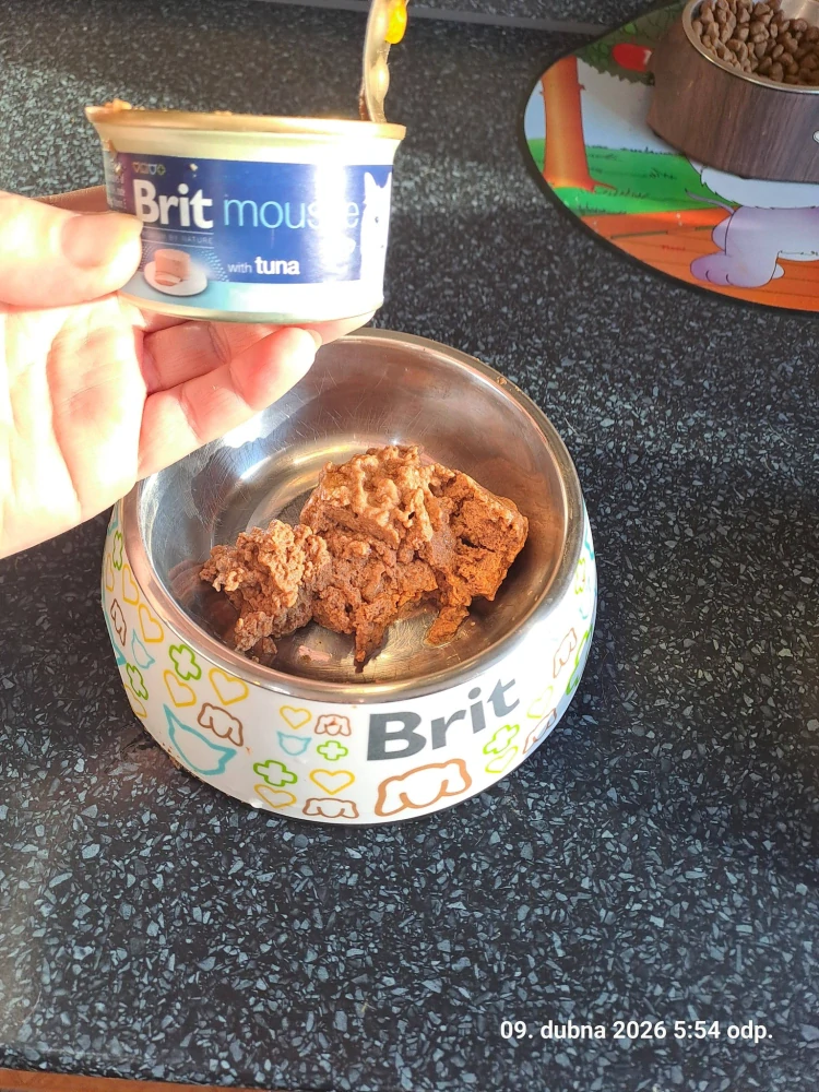 Brit Premium by Nature Cat Mousse konzerva pro kočky tuňák 85 g