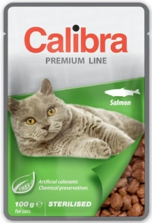 Calibra Cat kapsička Premium pro sterilizované kočky s lososem 100 g