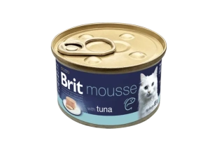 Brit Premium by Nature Cat Mousse konzerva pro kočky tuňák 85 g